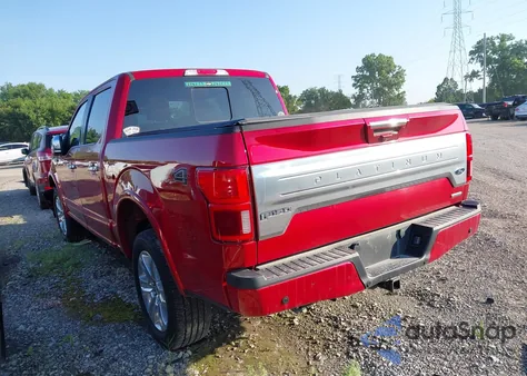 2020 Ford F-150 Platinum z USA, uszkodzony, nr VIN 1FTEW1E41LFB78832